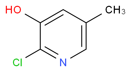 2-Chloro-5-methylpyridin-3-ol_分子结构_CAS_910649-59-1)