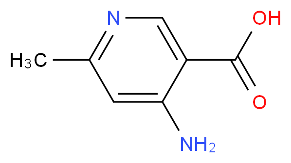 4-amino-6-methylpyridine-3-carboxylic acid_分子结构_CAS_127915-50-8