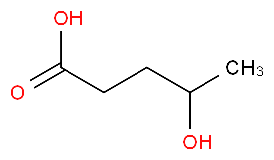 4-hydroxypentanoic acid_分子结构_CAS_)