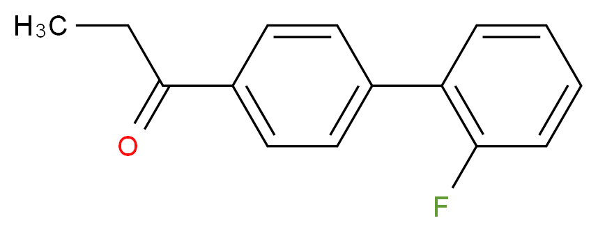 4'-(2-Fluorophenyl)propiophenone 97%_分子结构_CAS_37989-92-7)