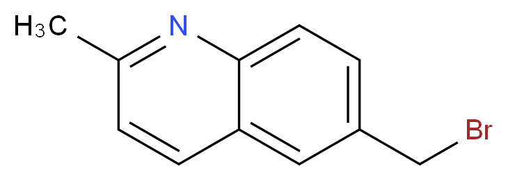 6-(Bromomethyl)-2-methylquinoline_分子结构_CAS_141848-60-4)