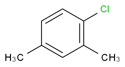 1-chloro-2,4-dimethylbenzene_分子结构_CAS_315-60-1