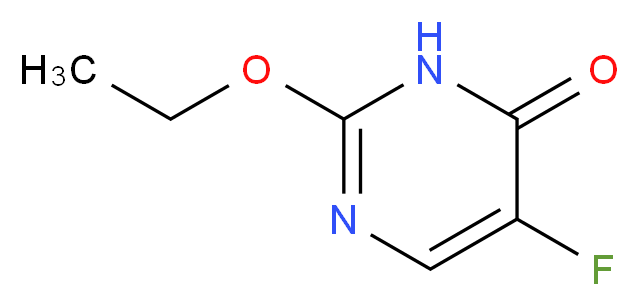 2-ethoxy-5-fluoro-3,4-dihydropyrimidin-4-one_分子结构_CAS_56177-80-1