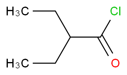 2-乙基丁酰氯_分子结构_CAS_2736-40-5)