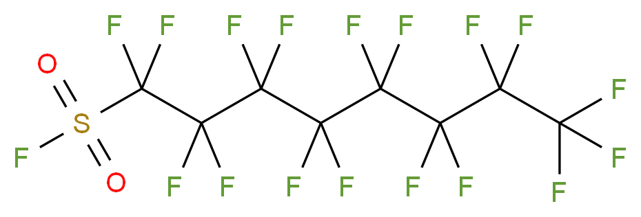 heptadecafluorooctane-1-sulfonyl fluoride_分子结构_CAS_307-35-7