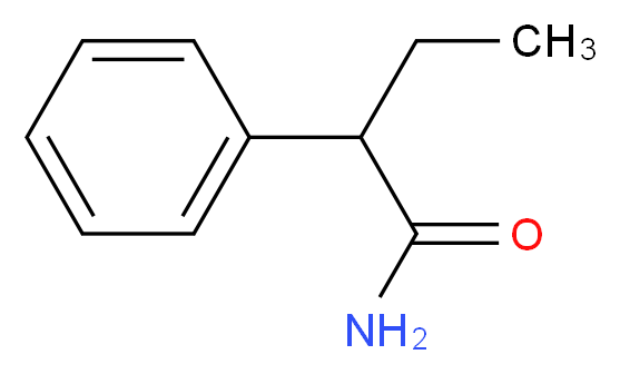 2-phenylbutanamide_分子结构_CAS_90-26-6