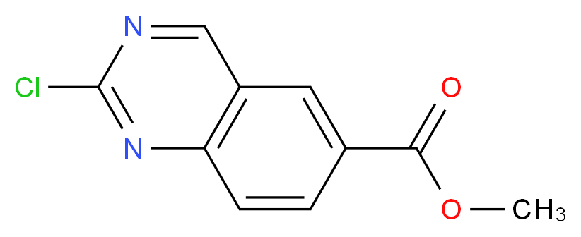 methyl 2-chloroquinazoline-6-carboxylate_分子结构_CAS_1036755-96-0