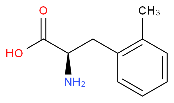 (2R)-2-amino-3-(2-methylphenyl)propanoic acid_分子结构_CAS_80126-53-0