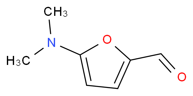 5-(Dimethylamino)-2-furaldehyde_分子结构_CAS_3680-93-1)