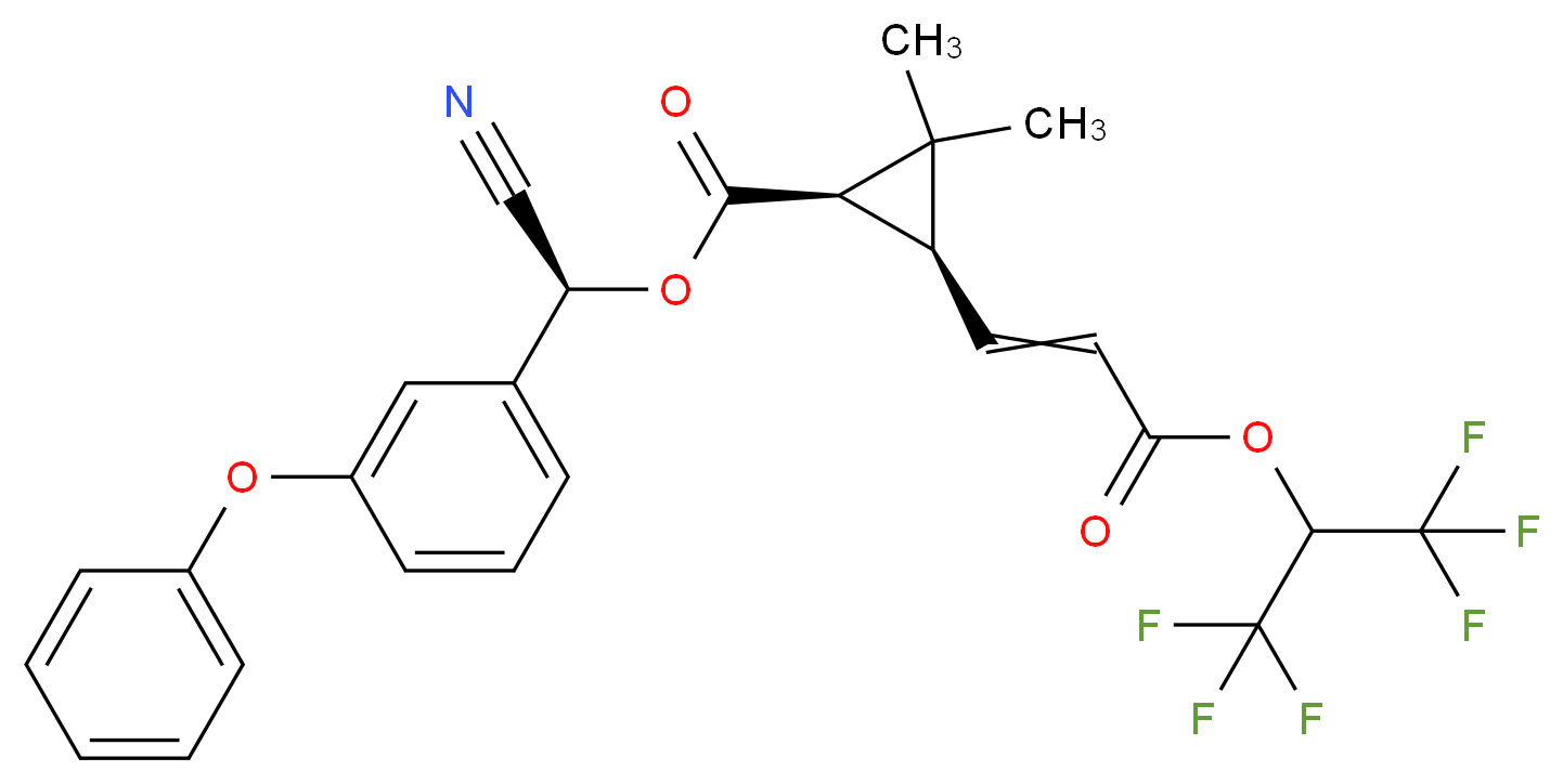 氟丙菊酯_分子结构_CAS_101007-06-1)