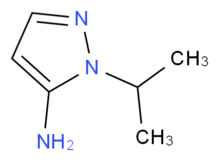 2-Isopropyl-2H-pyrazol-3-ylamine_分子结构_CAS_3524-16-1)