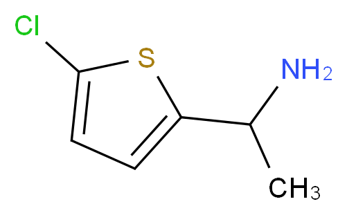 1-(5-chlorothiophen-2-yl)ethan-1-amine_分子结构_CAS_214759-44-1