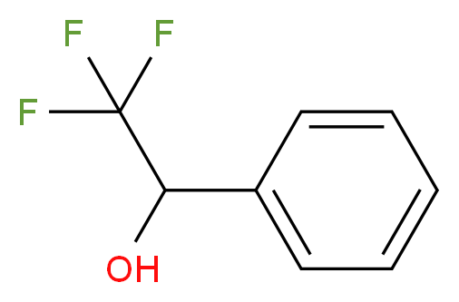 2,2,2-trifluoro-1-phenylethan-1-ol_分子结构_CAS_340-04-5