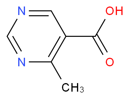 4-methylpyrimidine-5-carboxylic acid_分子结构_CAS_157335-92-7)