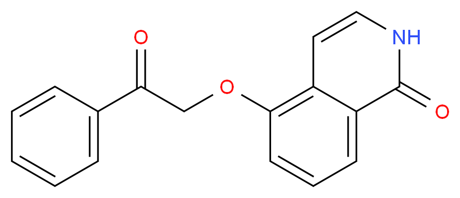 5-(2-oxo-2-phenylethoxy)-1,2-dihydroisoquinolin-1-one_分子结构_CAS_1048371-03-4