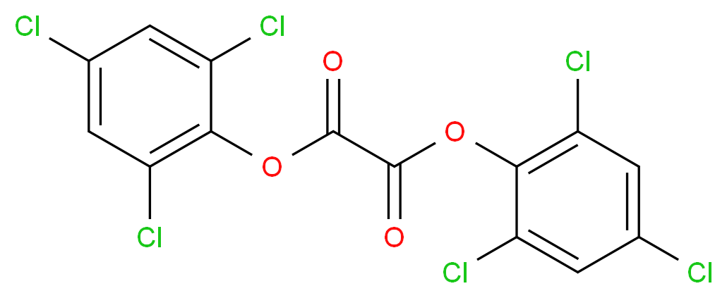 Bis(2,4,6-trichlorophenyl) oxalate_分子结构_CAS_1165-91-9)