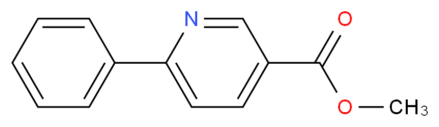 methyl 6-phenylpyridine-3-carboxylate_分子结构_CAS_4634-13-3