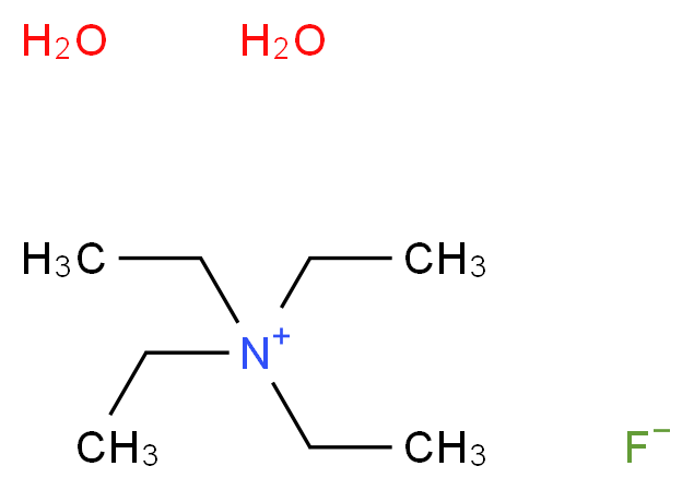 tetraethylazanium dihydrate fluoride_分子结构_CAS_98330-04-2