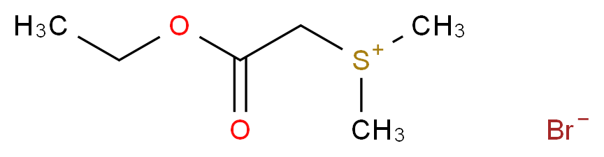 (乙氧基羰基甲基)二甲基溴化硫鎓_分子结构_CAS_5187-82-6)