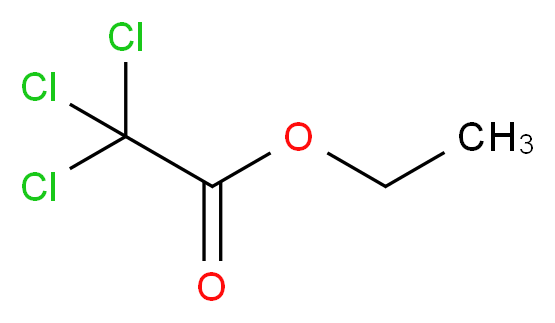 ethyl 2,2,2-trichloroacetate_分子结构_CAS_515-84-4