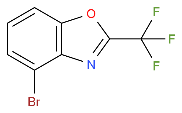 4-Bromo-2-(trifluoromethyl)-1,3-benzoxazole_分子结构_CAS_)