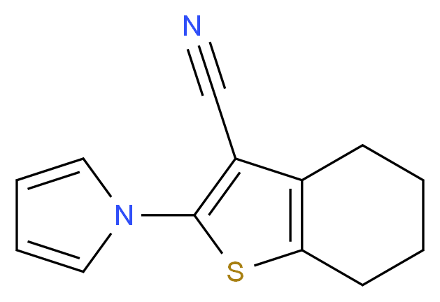 2-(1H-Pyrrol-1-yl)-4,5,6,7-tetrahydro-1-benzothiophene-3-carbonitrile_分子结构_CAS_26176-18-1)