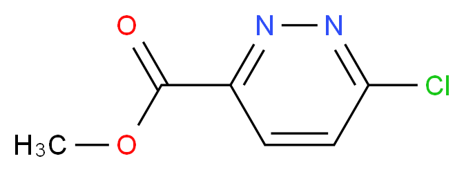 methyl 6-chloropyridazine-3-carboxylate_分子结构_CAS_65202-50-8