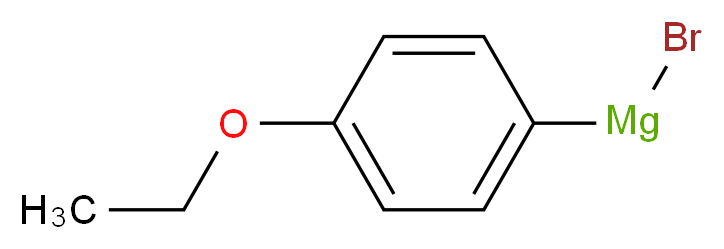 bromo(4-ethoxyphenyl)magnesium_分子结构_CAS_41842-30-2