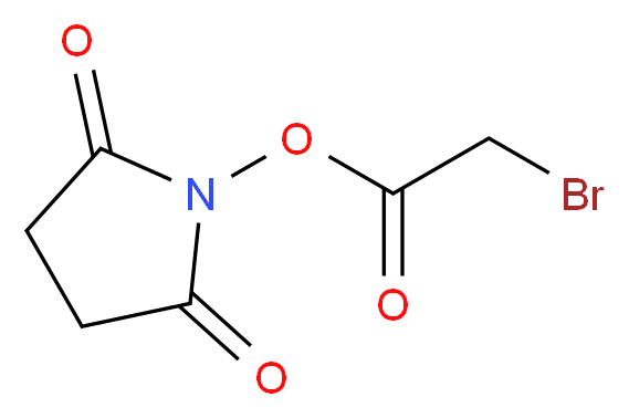 2,5-dioxopyrrolidin-1-yl 2-bromoacetate_分子结构_CAS_42014-51-7