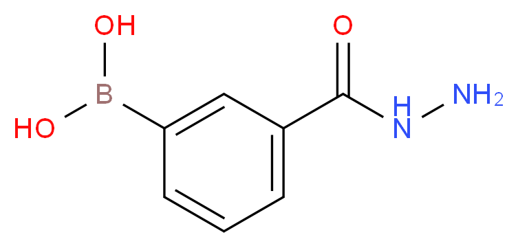 [3-(hydrazinecarbonyl)phenyl]boronic acid_分子结构_CAS_913835-79-7