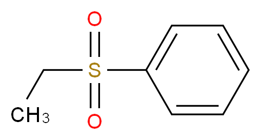 Ethyl phenyl sulphone_分子结构_CAS_599-70-2)