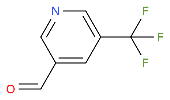 5-(TRIFLUOROMETHYL)PYRIDINE-3-CARBALDEHYDE_分子结构_CAS_131747-67-6)