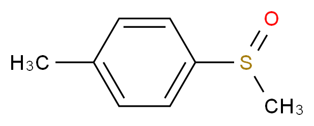 1-[(R)-methanesulfinyl]-4-methylbenzene_分子结构_CAS_1519-39-7