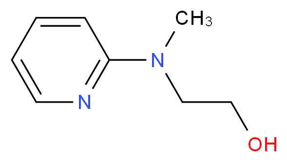 2-[methyl(pyridin-2-yl)amino]ethan-1-ol_分子结构_CAS_122321-04-4