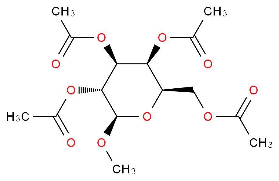 METHYL-2,3,4,6-tetra-O-ACETYL-&alpha;-D-MANNOPYRANOSIDE_分子结构_CAS_5019-25-0)