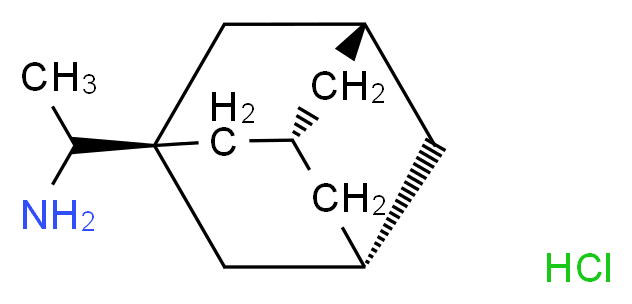 1-[(3R,5S,7s)-adamantan-1-yl]ethan-1-amine hydrochloride_分子结构_CAS_1501-84-4