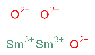 disamarium(3+) ion trioxidandiide_分子结构_CAS_12060-58-1