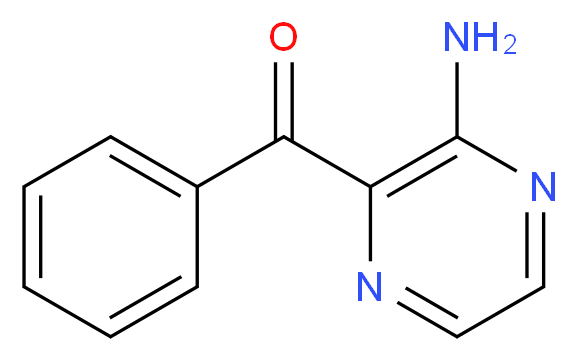 (3-AMINO-PYRAZIN-2-YL)-PHENYL-METHANONE_分子结构_CAS_56414-03-0)