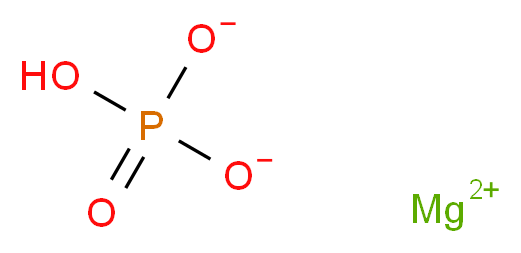 magnesium(2+) ion hydrogen phosphate_分子结构_CAS_7757-86-0
