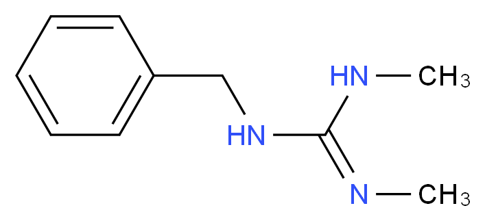 (E)-3-benzyl-1,2-dimethylguanidine_分子结构_CAS_55-73-2
