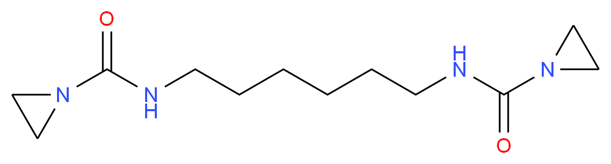 N-{6-[(aziridine-1-carbonyl)amino]hexyl}aziridine-1-carboxamide_分子结构_CAS_2271-93-4