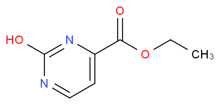 Ethyl 2-hydroxypyrimidine-4-carboxylate_分子结构_CAS_306961-02-4)