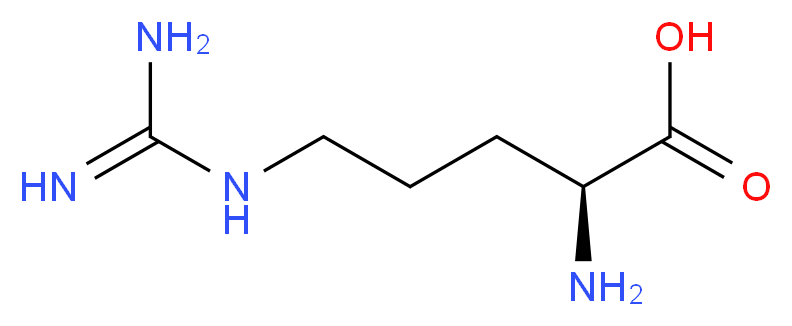 rac-(2R)-2-amino-5-carbamimidamidopentanoic acid_分子结构_CAS_7200-25-1