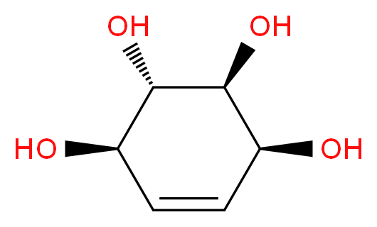 (1R,2S,3S,4R)-Cyclohex-5-ene-1,2,3,4-tetrol_分子结构_CAS_25348-64-5)