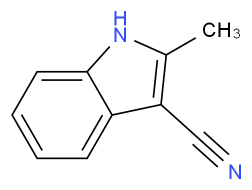2-METHYL-1H-INDOLE-3-CARBONITRILE_分子结构_CAS_51072-83-4)