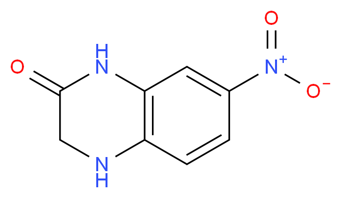 7-nitro-1,2,3,4-tetrahydroquinoxalin-2-one_分子结构_CAS_5310-52-1