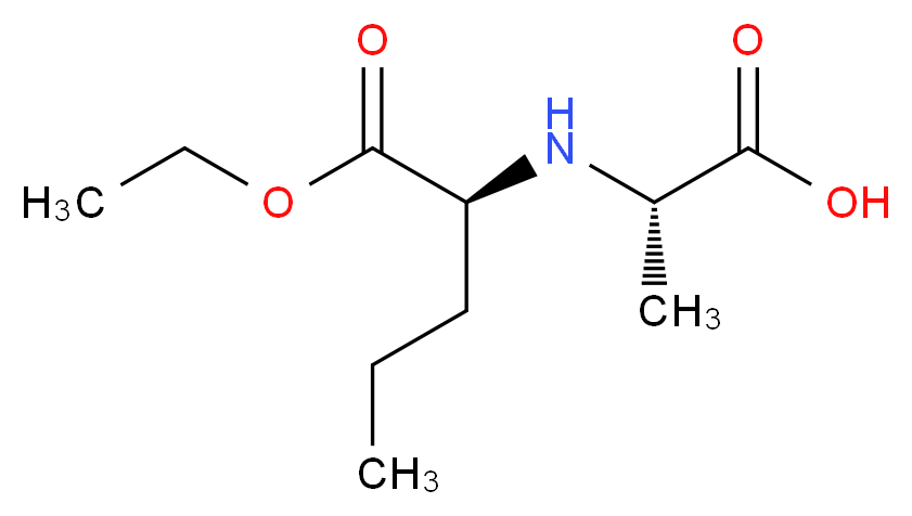 N-[(S)-1-Carbethoxybutyl]-(S)-alanine_分子结构_CAS_82834-12-6)