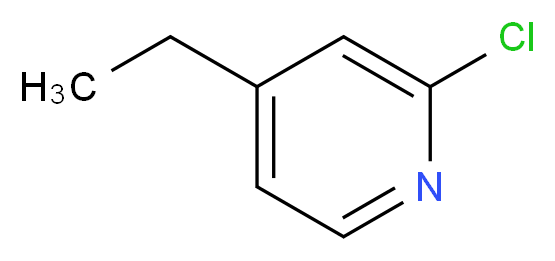 2-Chloro-4-ethylpyridine_分子结构_CAS_40325-11-9)