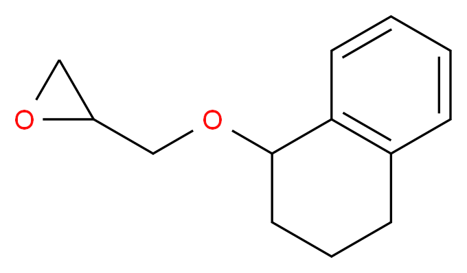 2-[(1,2,3,4-tetrahydronaphthalen-1-yloxy)methyl]oxirane_分子结构_CAS_80910-10-7)