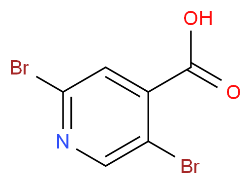 2,5-Dibromoisonicotinic acid_分子结构_CAS_942473-59-8)